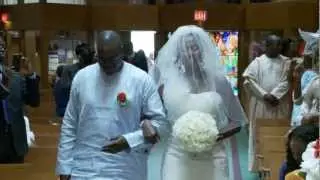 Saint Francis of Assisi Roman Catholic Church in Toronto | Nigerian Church Wedding Entrance