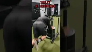 325 lbs POWERFUL One Leg Sled Bounds #shorts #fitness