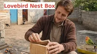 How to make nestbox for lovebirds😍