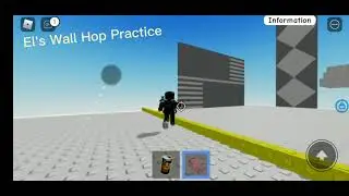 Wall hoping in wall hop game and show how to wall hop roblox