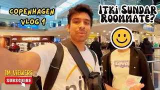 Copenhagen madhe female roommate - Vlog 1 #marathivlog #vlog #copenhagen #saadhamanus