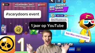 1 jaar op YouTube + eerste Max rank knokker en nieuwe event en meer. Brawl stars 