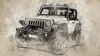 Pencil Sketch Effect Photoshop Action Tutorial - How To Use