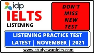 IELTS Listening Tests with Answers ( Tough Test) 22-12-2021 | New Pattern