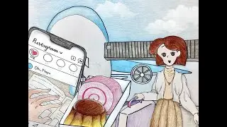 Stop Motion Paper ASMR | (Trải Nghiệm ) Đồ Ăn Tr&ecirc;n M&aacute;y Bay | Oh Na Pu