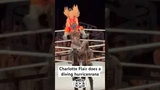 Charlotte Flair Does A Diving Hurricanrana At #WWE House Show!