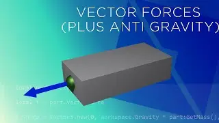 How to use VectorForces in Roblox Studio (& Anti-Gravity Effect)