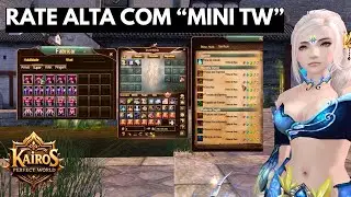 RATE ALTA COM RUNAS E MUITO PVP! - PW KAIROS