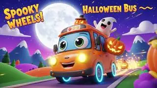 Spooky Wheels on the Bus 🎃🚌 | Halloween Songs for Kids | SS Kids Show