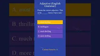 Adjective (English Grammar)/part-1