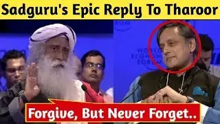 Epic Reply to Shashi Tharoor and Prannoy Roy By Sadhguru On Taj Mahal Issue