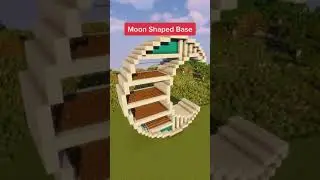 Moon base for minecraft 🌚🌙 #Shorts