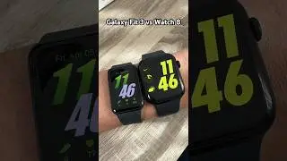 Samsung Galaxy Fit 3 vs Apple Watch 8 #samsung #samsunggalaxy #galaxyfit3 #applewatch #shorts #short