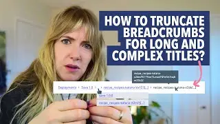 Truncated Breadcrumbs Design for Lengthy and Complex Titles