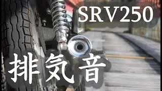 SRV250 (4DN) 純正マフラー排気音 高音質（シーン別）