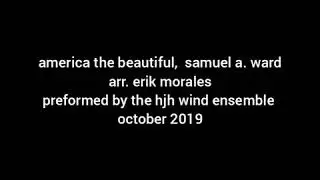 America The Beautiful,  Samuel A. Ward, Arr. Erik Morales