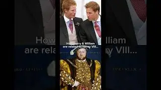 How William and Harry are related to Henry Vlll 👑 #history #tudorhistory #tudors #henryviii #royal