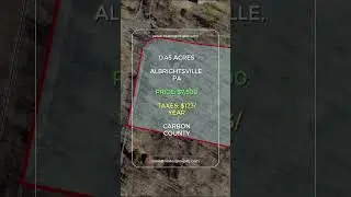 This 0.45-acre lot in Albrightsville, PA is just $7,500 #CarbonCounty #LandForSale #PennsylvaniaLand