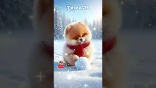 ❄️🐾 Tyson&rsquo;s Snowball Friends 🐾❄️ #winterseason #snowyadventure #shorts