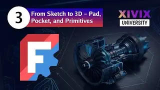FreeCAD Course #3: From Sketch to 3D &ndash; Pad, Pocket, and Primitives
