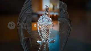melt glass ice cream