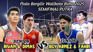DIMAS RIVAN VS BOY ARNEZ FAHRI DI PIALA BERGILIR WALIKOTA BIMA 2025