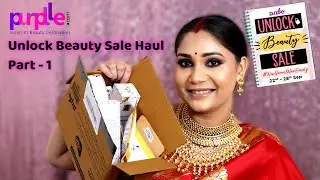 Purplle Haul + GIVEAWAY/ Unlock Beauty Sale Haul - Part - 1  / Nidhi Katiyar