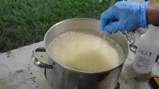 Eco Goldex gold plating stripper; Scaled up process. Part 2