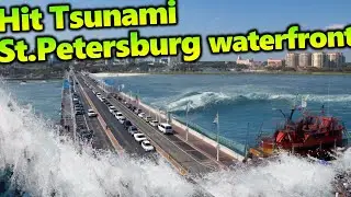Tsunami Earthquake Simulation of St. Petersburg Waterfront｜Florida｜St. Pete Pier