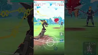 ✨️Мега Рейкваза против✨️Мега Гиарадоса PVP Master Battle в Pok&eacute;mon GO