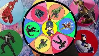 Batman Finds His Friend In Spinning Wheel Game