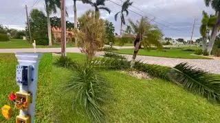 Hurricane Milton Aftermath Cleanup and Power Pedestal Repair