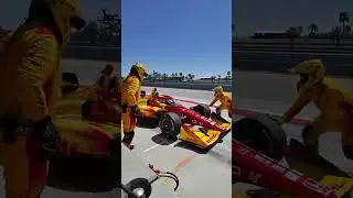 &Aacute;lex Palou pit stop as seen from Meta Sunglasses 🕶 #INDYCAR #racing #thermal