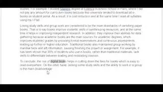 IELTS Writing Evaluation -Sample Writing  2