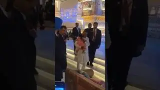 Mukesh Ambani Along With Granddaughter Veda Akash Ambani  Anant Radhika Wedding Reception Throwback