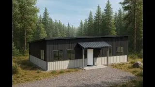 Build Your Dream: The Ultimate 25x40 Single-Slope Cabin Kit [Effortless Build]
