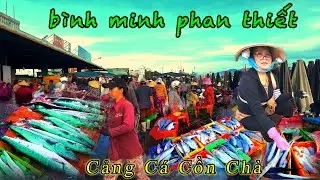  Khám Phá .Cảng Cá -Cồn Chà , Phan Thiết . Cảnh Nhộn Nhịp Khi Thuyền Về .