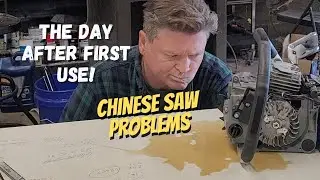Oil Leak after First Day.  Chinese chainsaw WOES!