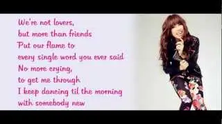 Carly Rae Jepsen - Tonight I'm Getting Over You / with lyrics on screen [HD]