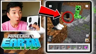 FIRST Minecraft Earth Gameplay Footage! - Reaction w/ RageElixir