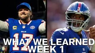 Jones Dominates, Lions Struggle, Rodgers Gets Revenge | What We Learned Week 1