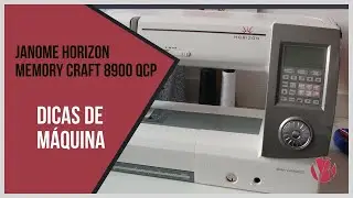 Colocando a sapata de quilting reto - M&aacute;quina Janome Horizon Memory Craft 8900 QCP