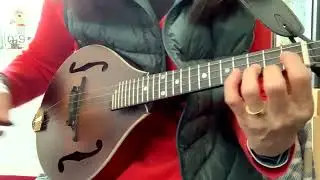 Gypsy jazz lick on 4-string mandolin - diminished chord arpeggio