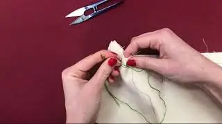 How mend a seam by hand (for left-handed people)