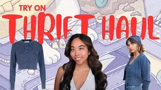 Try On Thrift Haul || los angeles goodwill & out of the closet thrift finds!!
