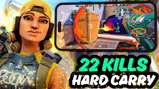 Valorant Mobile Radiant Raze hard Carry Gameplay #valorantmobile #valorantmobilebeta #valorant