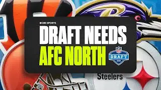 The BIGGEST DRAFT NEEDS for each AFC North Team: Browns, Bengals, Steelers, Ravens 👀
