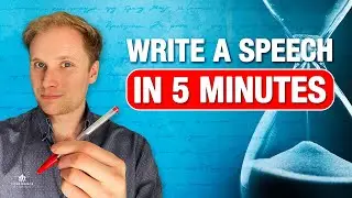 The Fastest Method for Writing a Speech