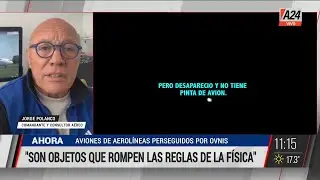 🛸 Aviones de aerolíneas perseguidos por ovnis 🛸 I A24