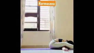 Kurmasana/ turtle pose #shorts #kurmasana #youtube #yogashorts